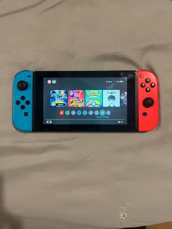 Nintendo Switch with accessories