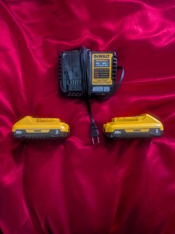DeWalt (DCB1104) Fast battery charger with 2 battery