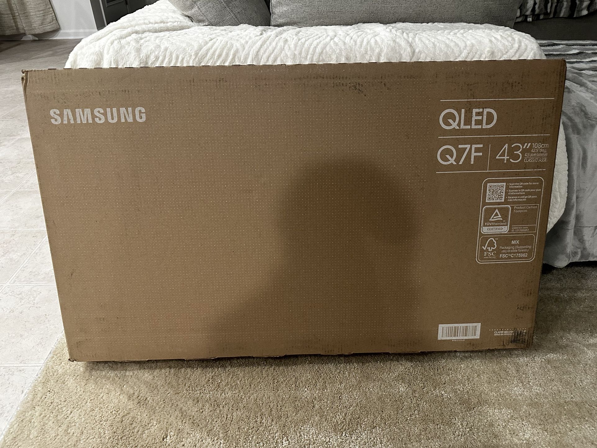 (BRAND NEW) Samsung - 43" Class Q7F Series QLED 4K UHD Samsung Vision Al Smart Tizen TV (2025)