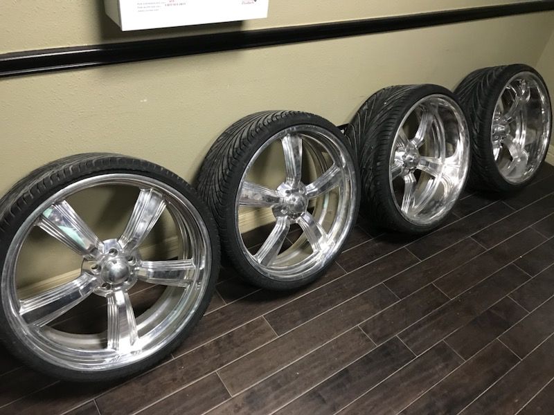24” BILLET RACELINE WHEELS