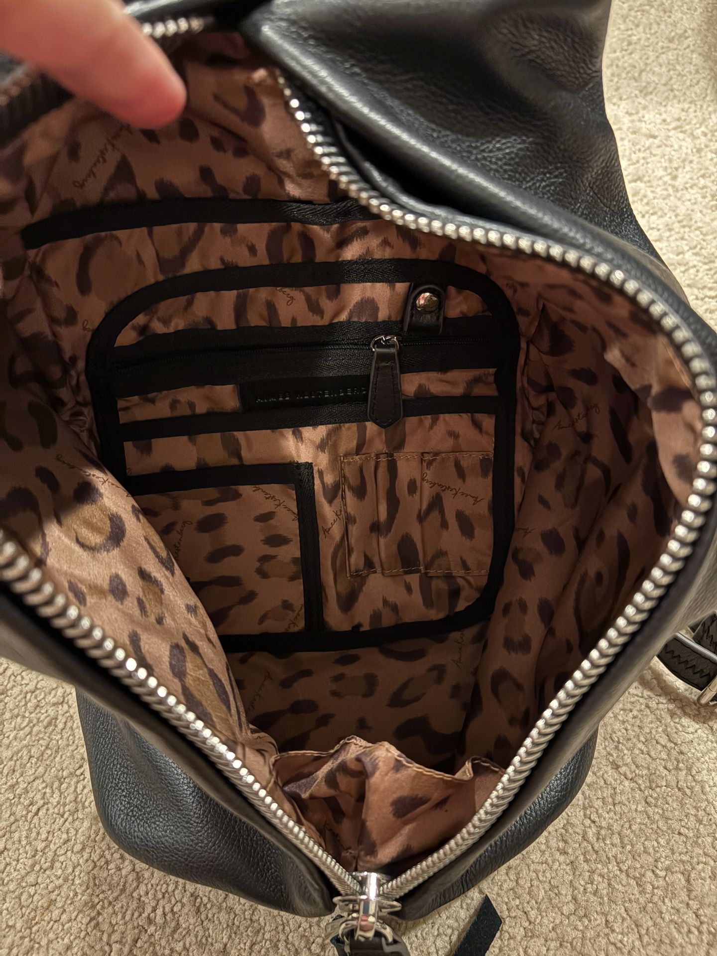 Aimee Kestenberg Tabitha backpack Aimee Kestenberg Leather Backpack- Tamitha on QVC - YouTube main image 2