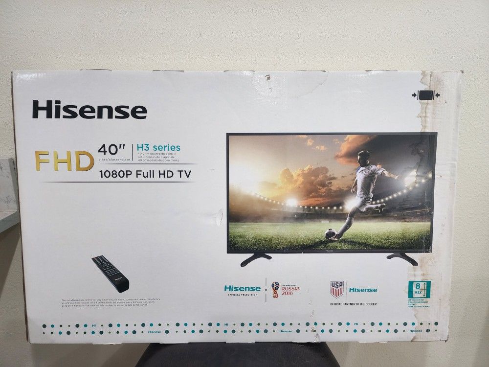 HISENSE 40" H3 SERIES 1080P FULL HD TV  BRAND NEW