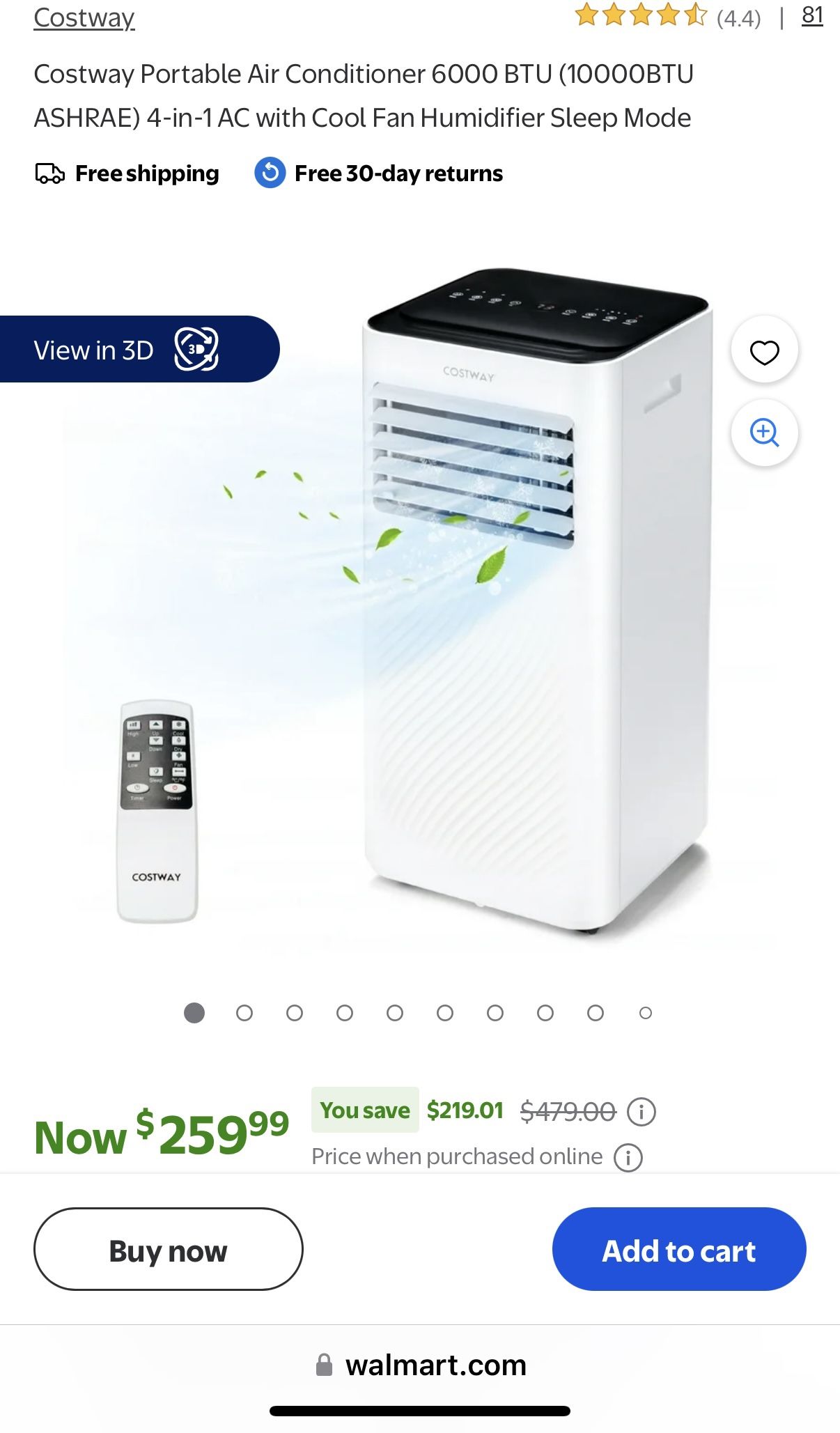 Portable AC New In Box Never Opened