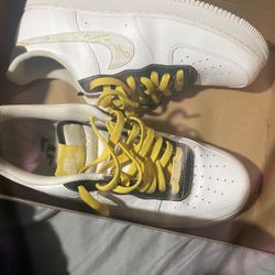 Air Force 1 '07 LV8 GS 'Gold Links Zebra Print 10.5