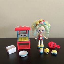 Shopkins Shoppies Popette’s Popcorn Stop 2016 With Accessories And Shopkins