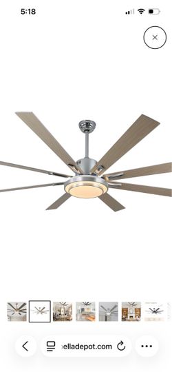 Brand New NIB 72” Bella Depot Fan
