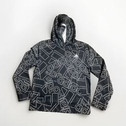 Adidas All Over Print Hoodie Youth Size L 14-16 Pullover Sweatshirt