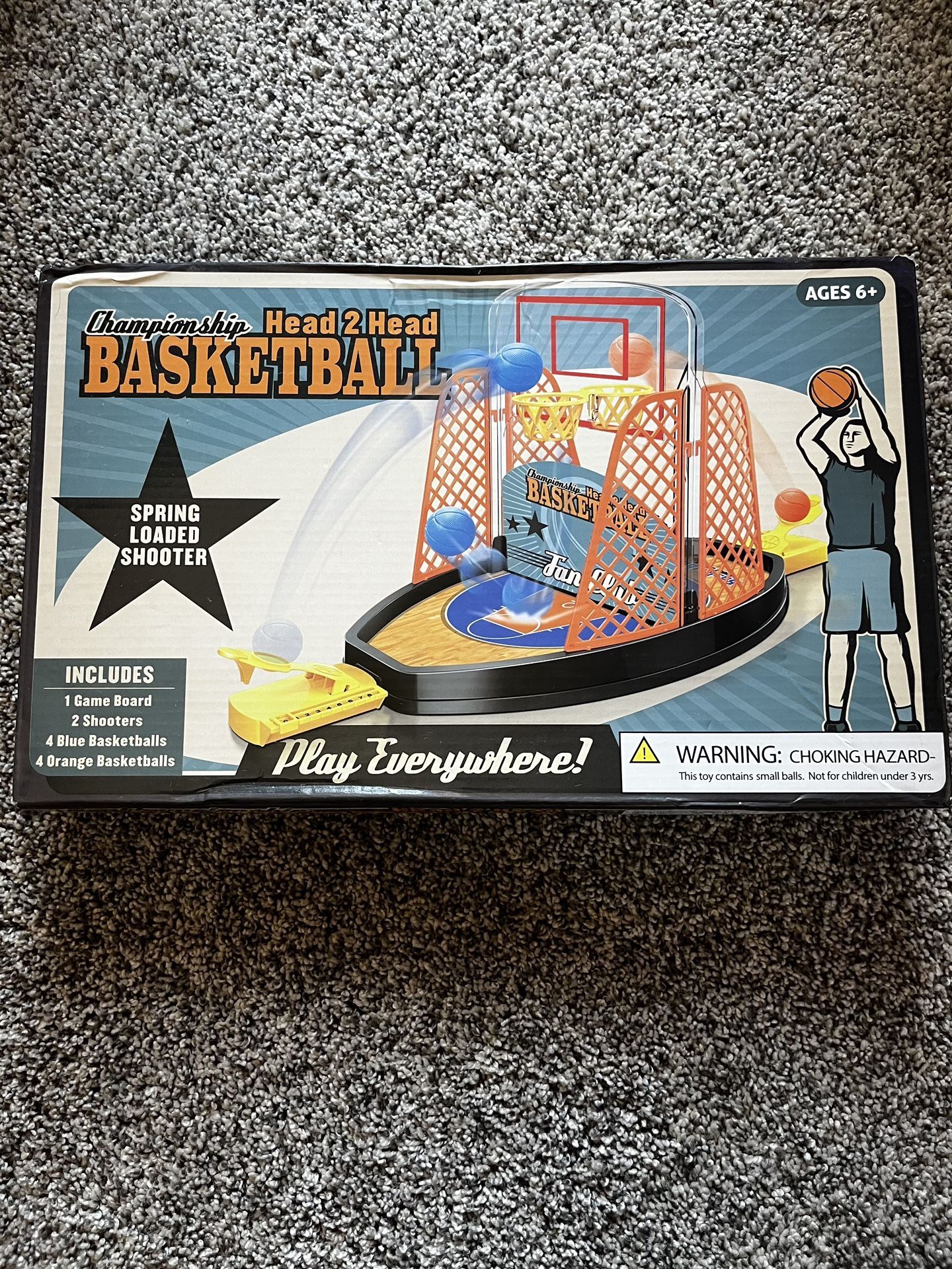 NEW STILL IN BOX Basketball Spring Loaded Shooter Game