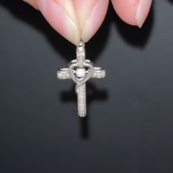 Crucifix With Diamond In The Center