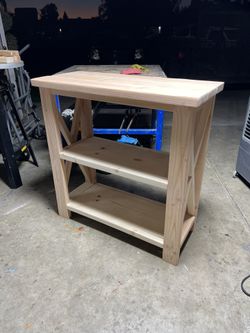 Farmhouse Double X Coffee Station Or Entry Table
