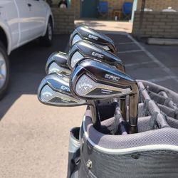 Golf Club! Callaway Epic Star Forged Iron Set!