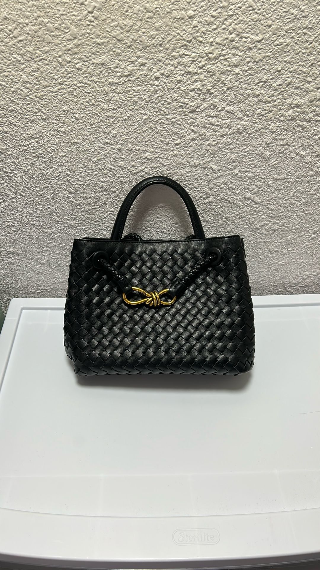 Black Woven Bag
