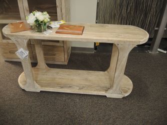 Perennial Home Blanco 1 Shelf Console Table - Natural White