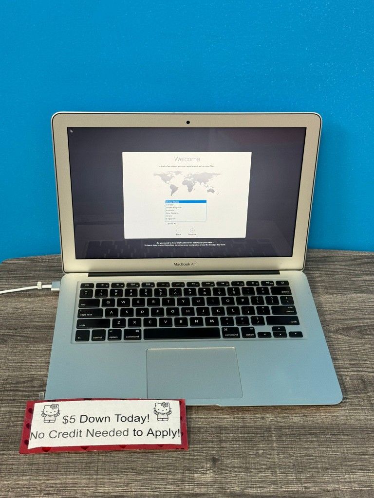 Apple Macbook Air 13 Inch 2015 Laptop - Payments Available - Pay $5 Down To take It home 