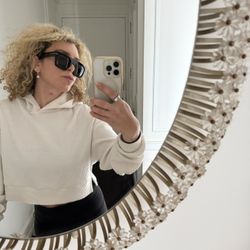 Tom Ford Black Flat Top Kim K Sunglasses