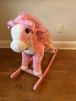 Pink Rocking Horse with Animation 