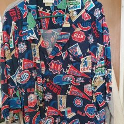 CHICAGO CUBS HAWAIIAN SHIRT 2XL