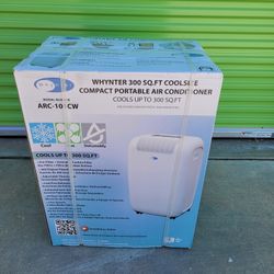 Whynter Portable Air 10,000 BTU AC Cools 300 Sqft 
