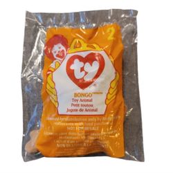 Vintage 1998 McDonald's Ty Bongo Toy Animal #2 New