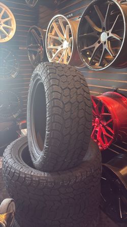 275/55R20 A/T tires