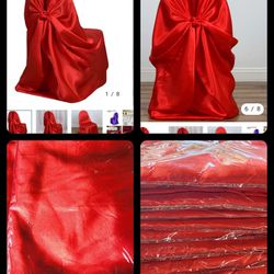 Chair Covers Red  8