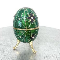 Fabrege Style Egg Trinket Box 💍 Please read Description