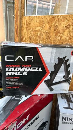 CAP 3 Tiered A-Frame Dumbbell Rack (Holds 3 Pairs)