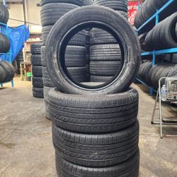 🔥 (4) 235 55 19 Yokohama Avid All Season Tires