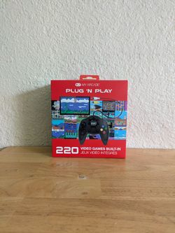 My Arcade.  Plug 'N Play 220 Video Games Built-in