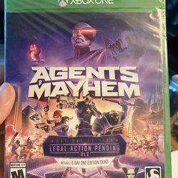 Agents Of Mayhem Day One Edition Xbox One Brand New Sealed 
