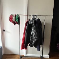Rolling Clothing Rack