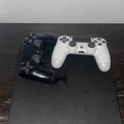 PS4 With 2 Controllers 