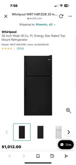 New Black Refrigerator