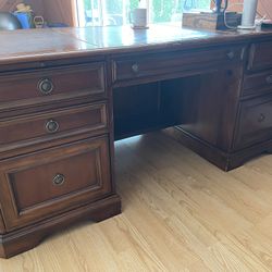 Cherry Vintage Executive Desk