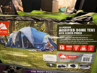Ozark Trail 10-Person Modified Dome Tent with Screen Porch