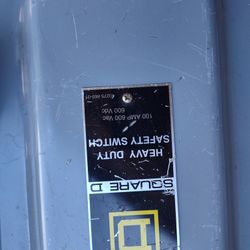 Square D Safety Switch 100 Amp 