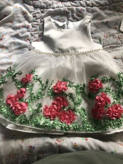 Baby Girls 24M American Princess Dress Cute Summer Spring Pretty Flowers