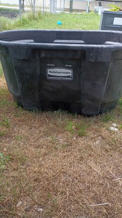 Rubbermaid 100 gallon tank