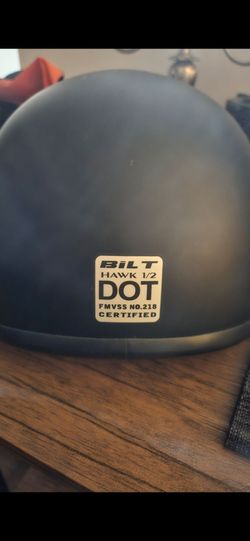BiLT Hawk 1/2 DOT Motorcycle Helmet