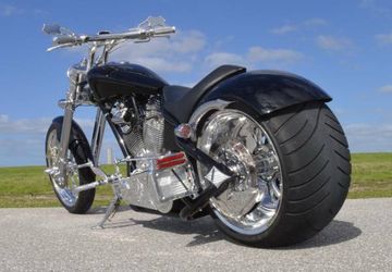 2006 BOURGET DRAGON 330 SPRINGER CHOPPER  Only 1,287 Miles -  (Excellent Condition, Perfect Black Paint!)