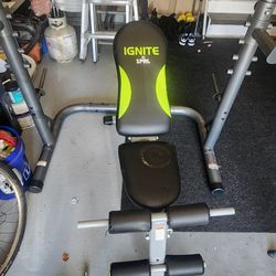 Weight Bench With Squad Rack