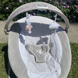 Baby Bouncer Seat Vibrating Chair With Lights & Music