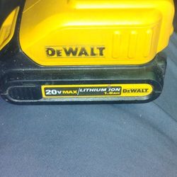 DeWalt 20v MAX Lithium -Ion 1.5Ah And Attachment With Or Without 