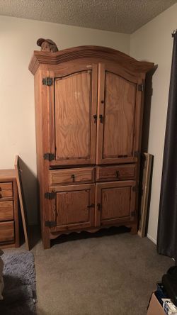 Large Real Wood Hutch