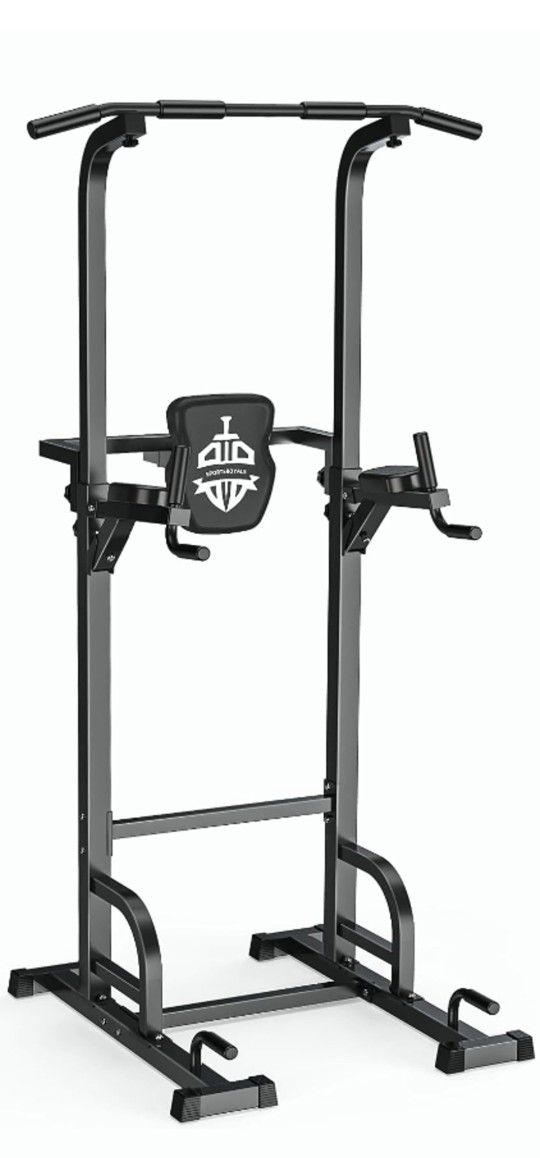 Adjustable Power Tower Pullup Bar And Dip Bar Exercise Equipment 