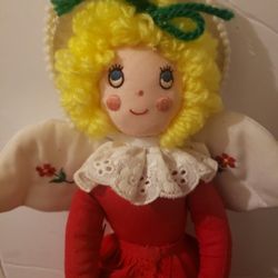Silvestri Country FarmHouse Vintage Christmas Angel Tree Topper Xmas C