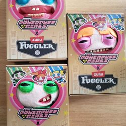 Fuggler The Powerpuff Girls (BUBBLES BUTTERCUP BLOSSOM) Plush Toy