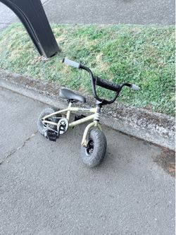 Gold mini rocker bmx