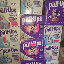 Huggies Pull Ups 2t-3t New Leaf.