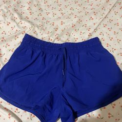 bright running shorts